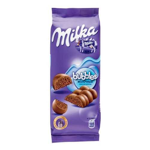 Шоколад молочный пористый Milka bubbles 80 г в Магнолия