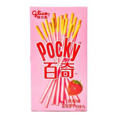 Палочки Glico Pocky со вкусом клубники 55 г в Магнолия