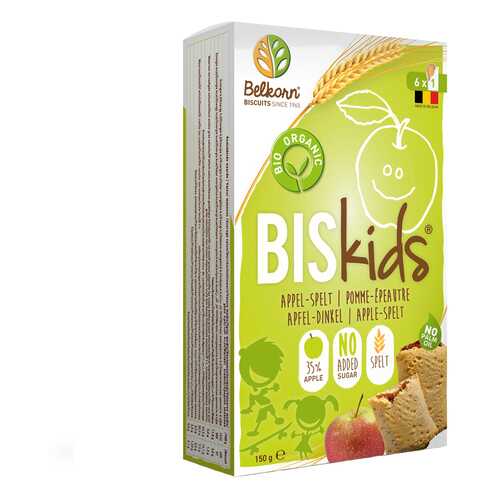 Печенье детское BelKorn Bis Kids с яблоками 150 г в Магнолия