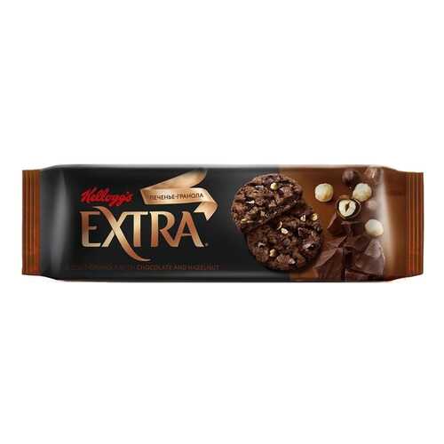 Печенье Kellogg's Extra гранола с шоколадом и фундуком 150 г в Магнолия