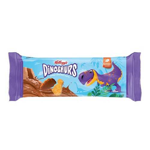 Печенье сахарное Kellogg's Dinosaurs в молочной глазури 191г Россия в Магнолия