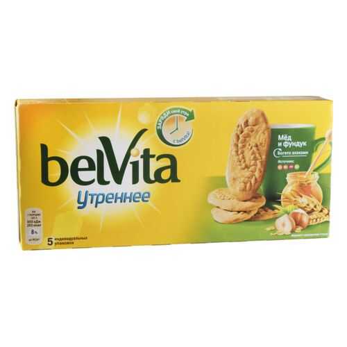 Печенье утреннее BelVita мед и фундук 225 г в Магнолия