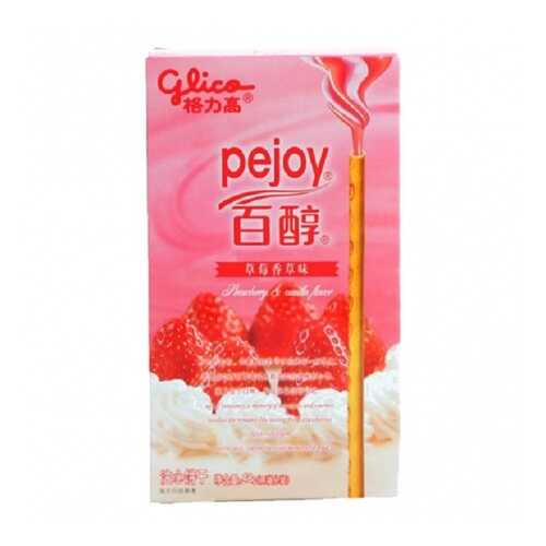 ПОККИ PEJOY GLICO КЛУБНИКА со СЛИВКАМИ 48 г в Магнолия