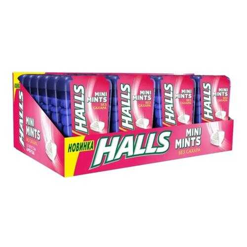 HALLS Mini Mints конфеты без сахара со вкусом арбуза 12.5г по 24 шт в Магнолия