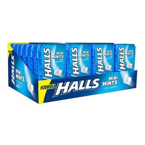 HALLS Mini Mints конфеты без сахара со вкусом мяты 12,5г по 24 шт в Магнолия