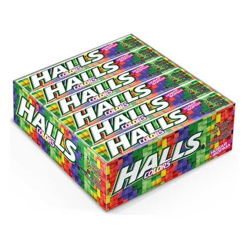 Карамель Halls Сolors ассорти 12 шт в Магнолия