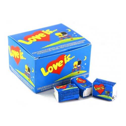 Жевательная резинка Love is банан-клубника 4.2 г 100 штук в Магнолия