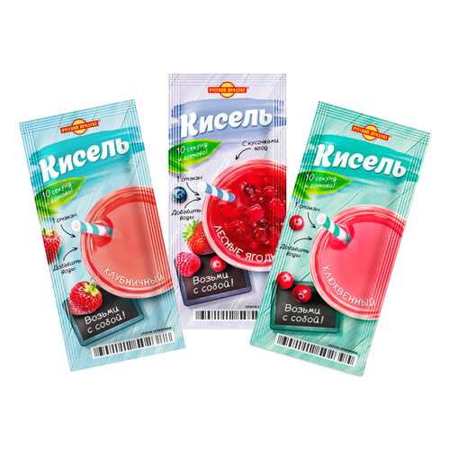 Набор кисели Русский продукт 3 вкуса 25 г в Магнолия