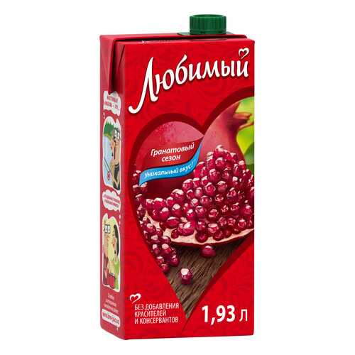 Напиток сокосодержащий Любимый гранатовый сезон 1.93 л в Магнолия