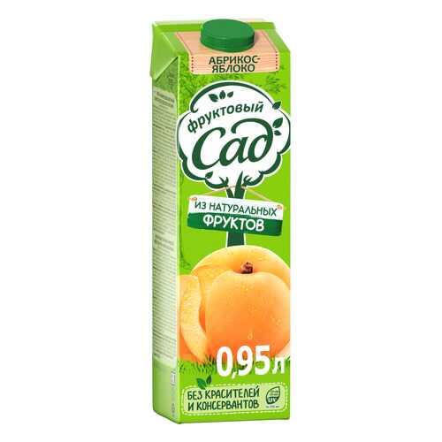 Нектар Фруктовый Сад яблоко-абрикос 0.95 л в Магнолия