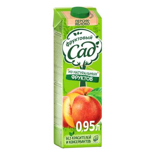 Нектар Фруктовый Сад яблоко-персик 0.95 л в Магнолия