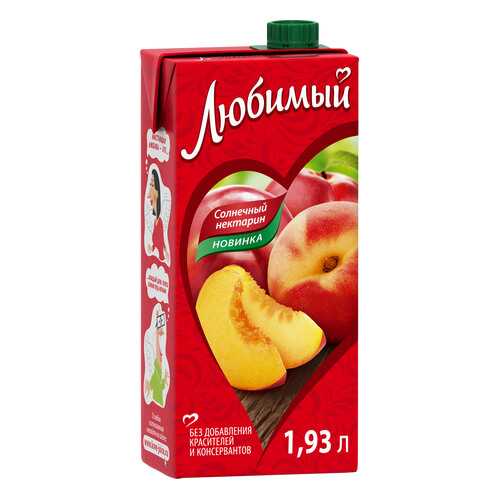 Нектар Любимый солнечный нектарин 1.93 л в Магнолия
