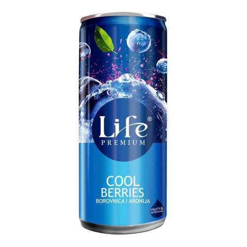 Сок черники и аронии Life Premium Спелая ягода 0.25 л в Магнолия