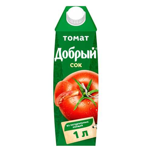 Сок томат Добрый с солью с мякотью 1 л в Магнолия
